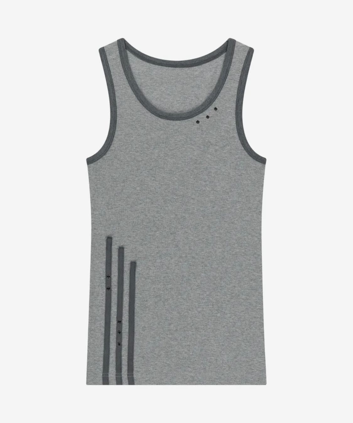 3-Lined Eyelet Sleeveless (Gray) 상품이미지1