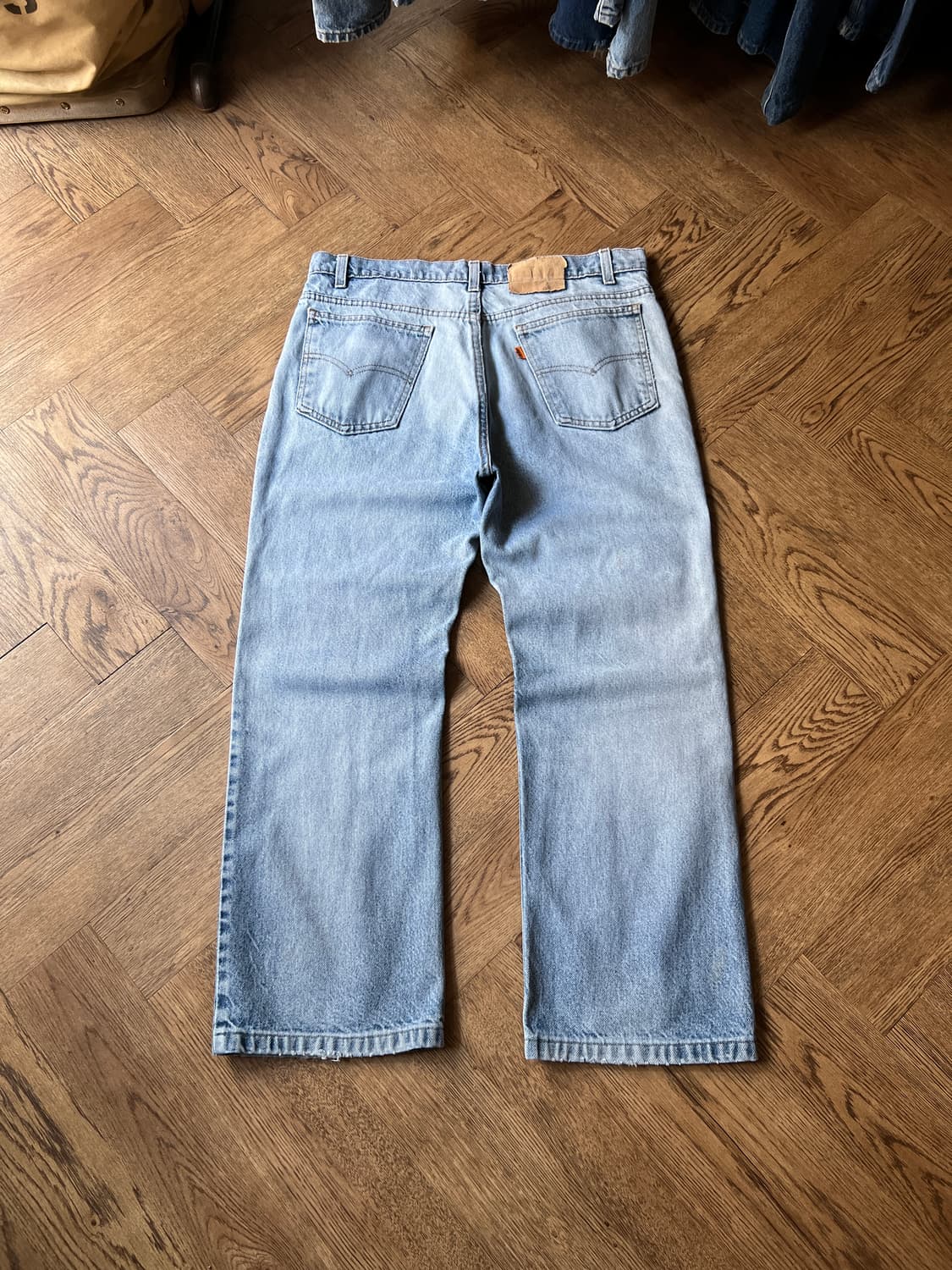 [36]80s 리바이스USA 20517-0217 오렌지탭 플레어진 F26 상품이미지2