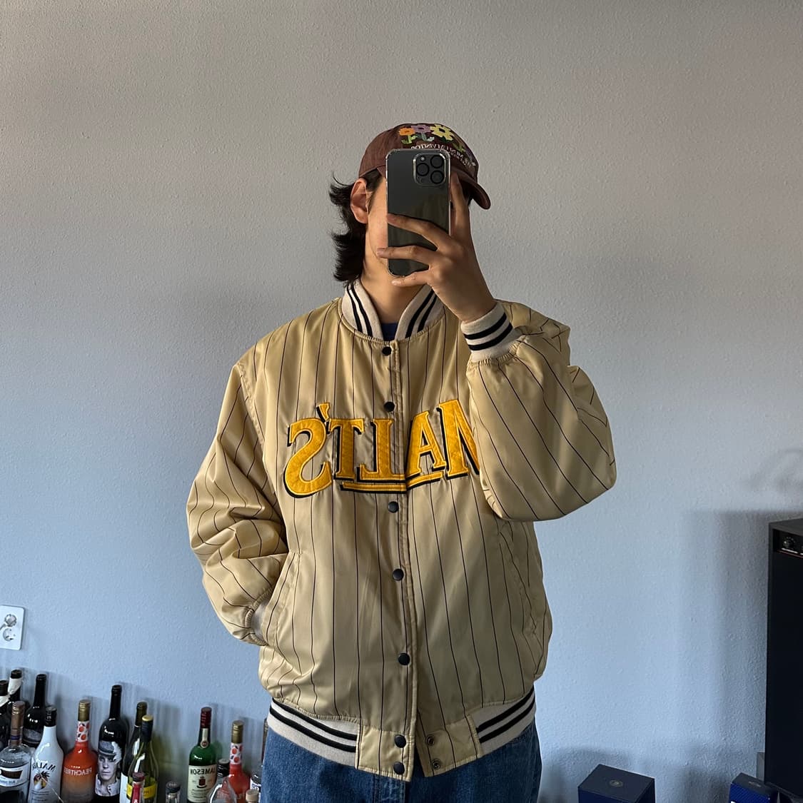 [L]산토리 멜츠 비어 리버시블 베이스볼 자켓 상품이미지1