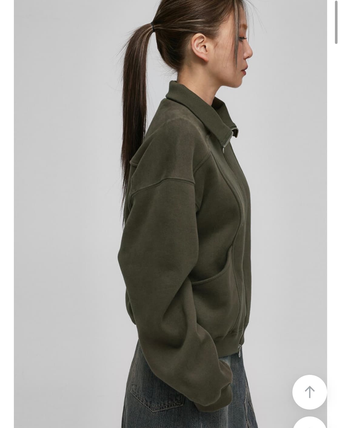 블랙업 칼리스 기모 집업 상품이미지2