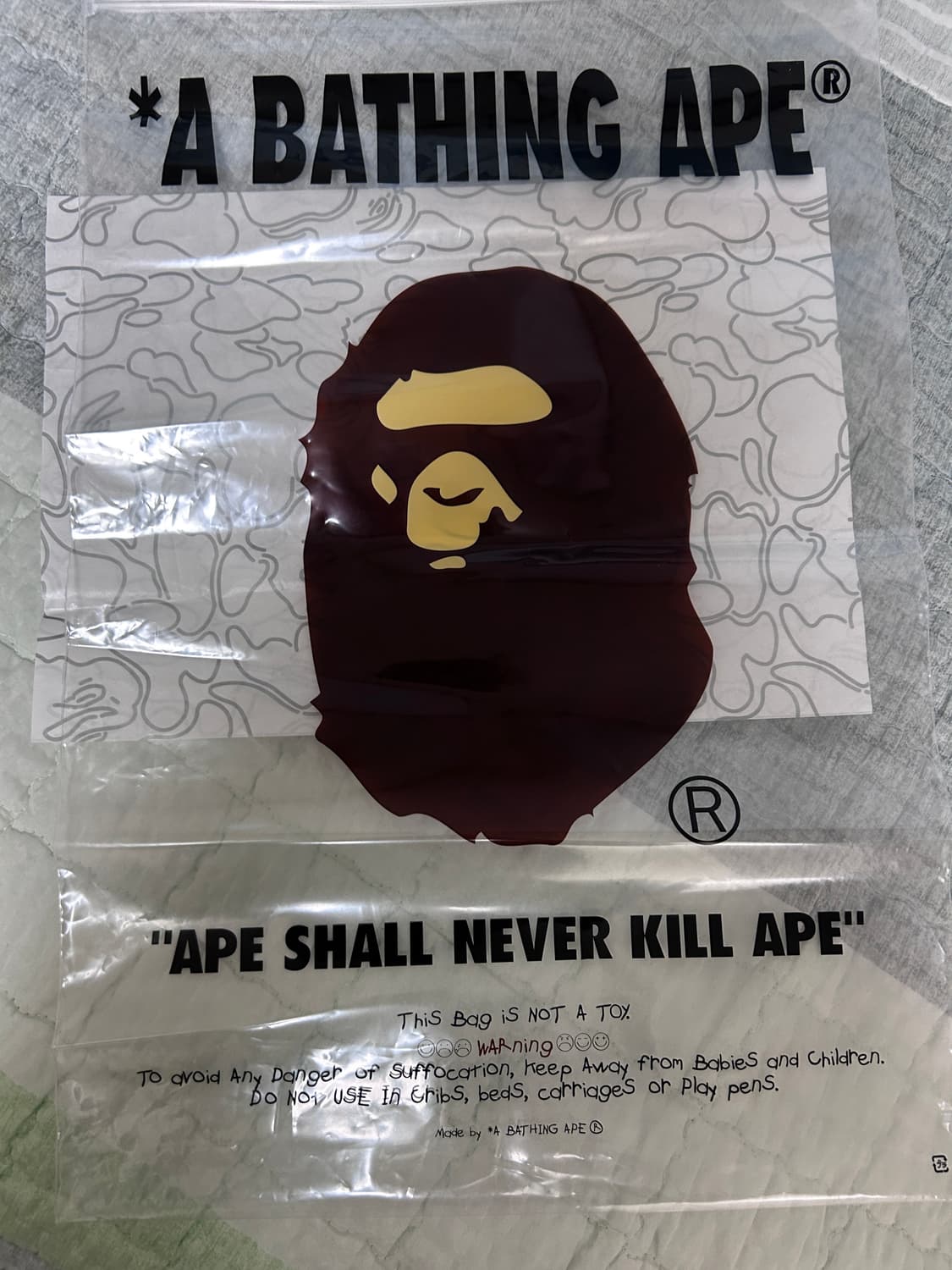 베이프 크루넥 XL  상품이미지4