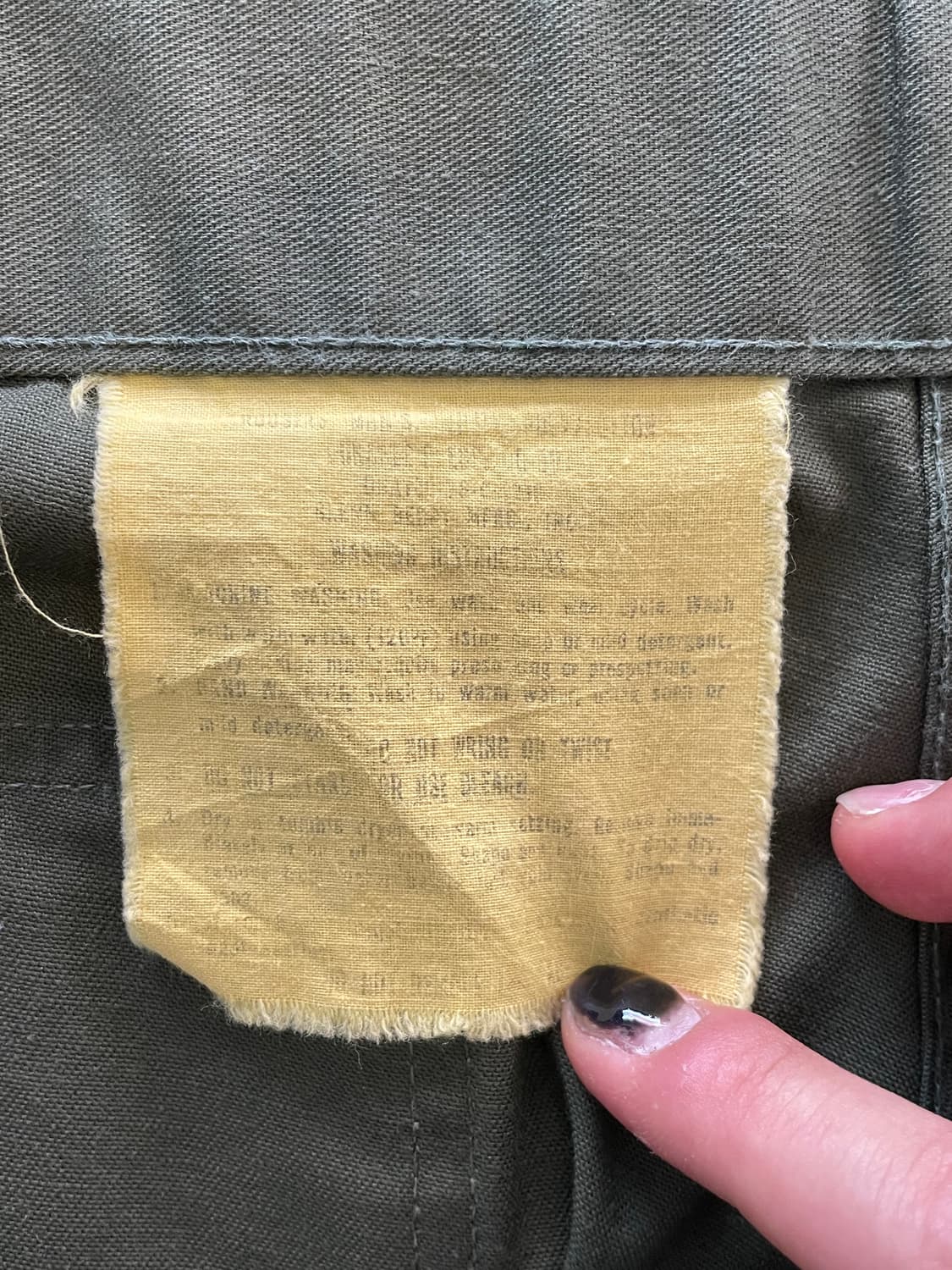 미군 og-507 퍼티그 카키 팬츠바지 상품이미지2