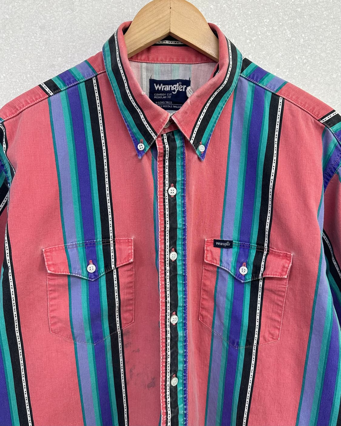 (2XL)90'S WRANGLER 반팔 셔츠-M2253 상품이미지2