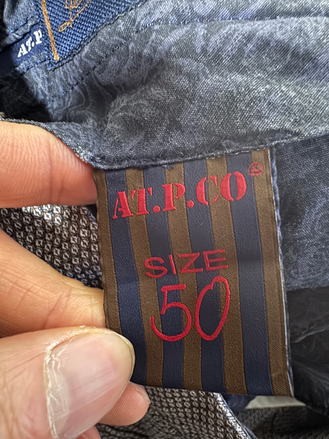 at.p.co 에이티피코 이태리 프린팅 면바지 33.8인치 상품이미지3