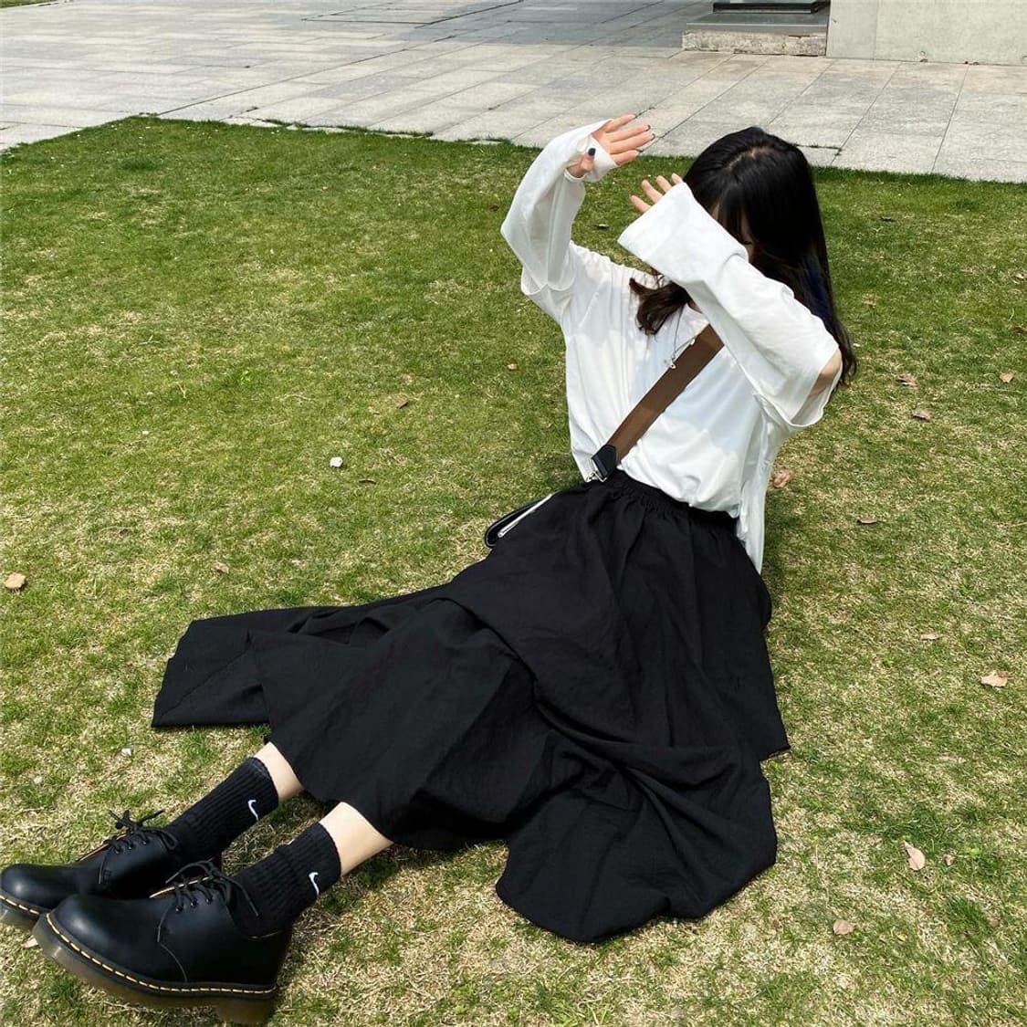 플레어 스커트 꼼데가르송 or 요지 야마모토 스타일 상품이미지10