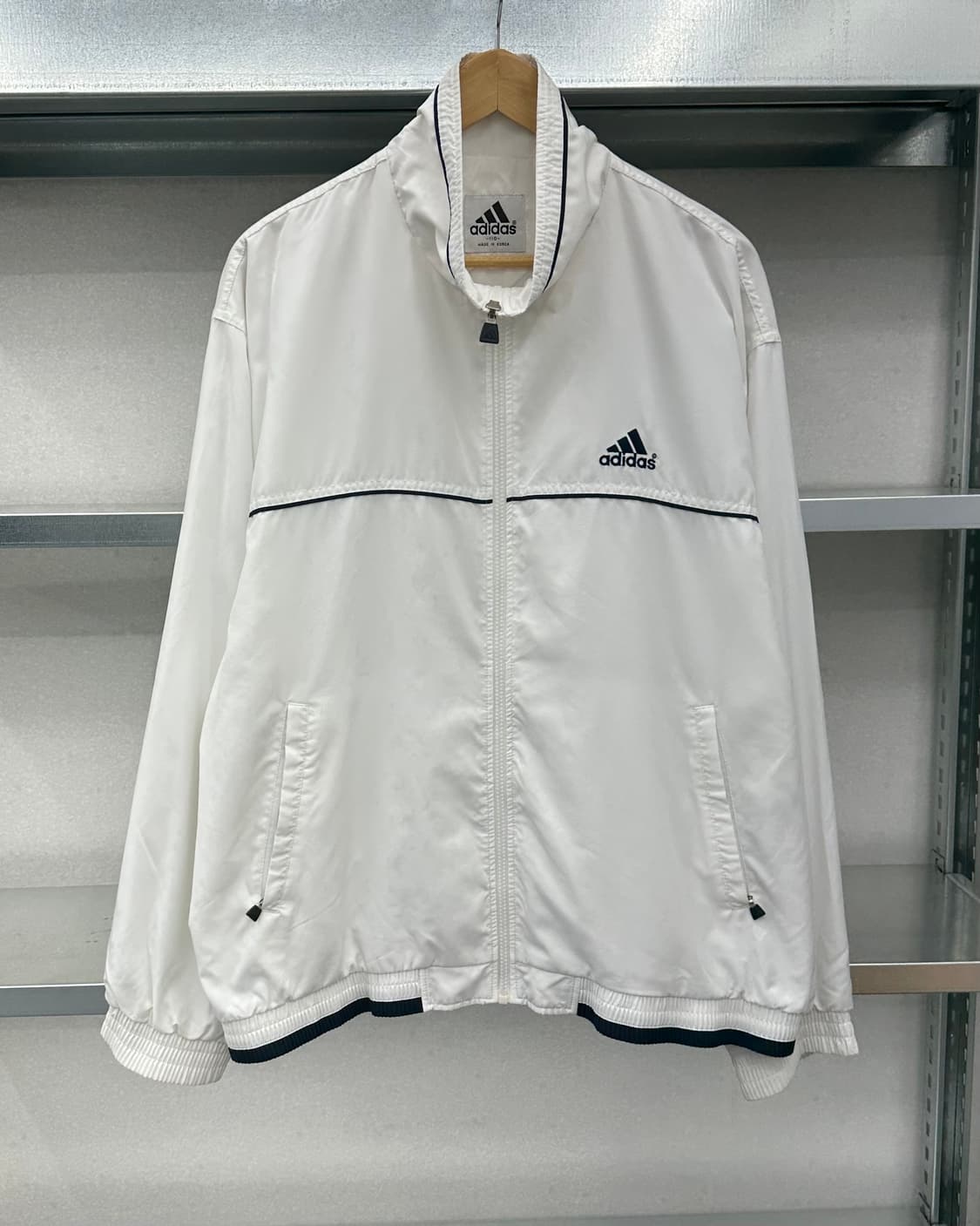 (110)90'S 아디다스 화이트 바막-M1196 상품이미지1