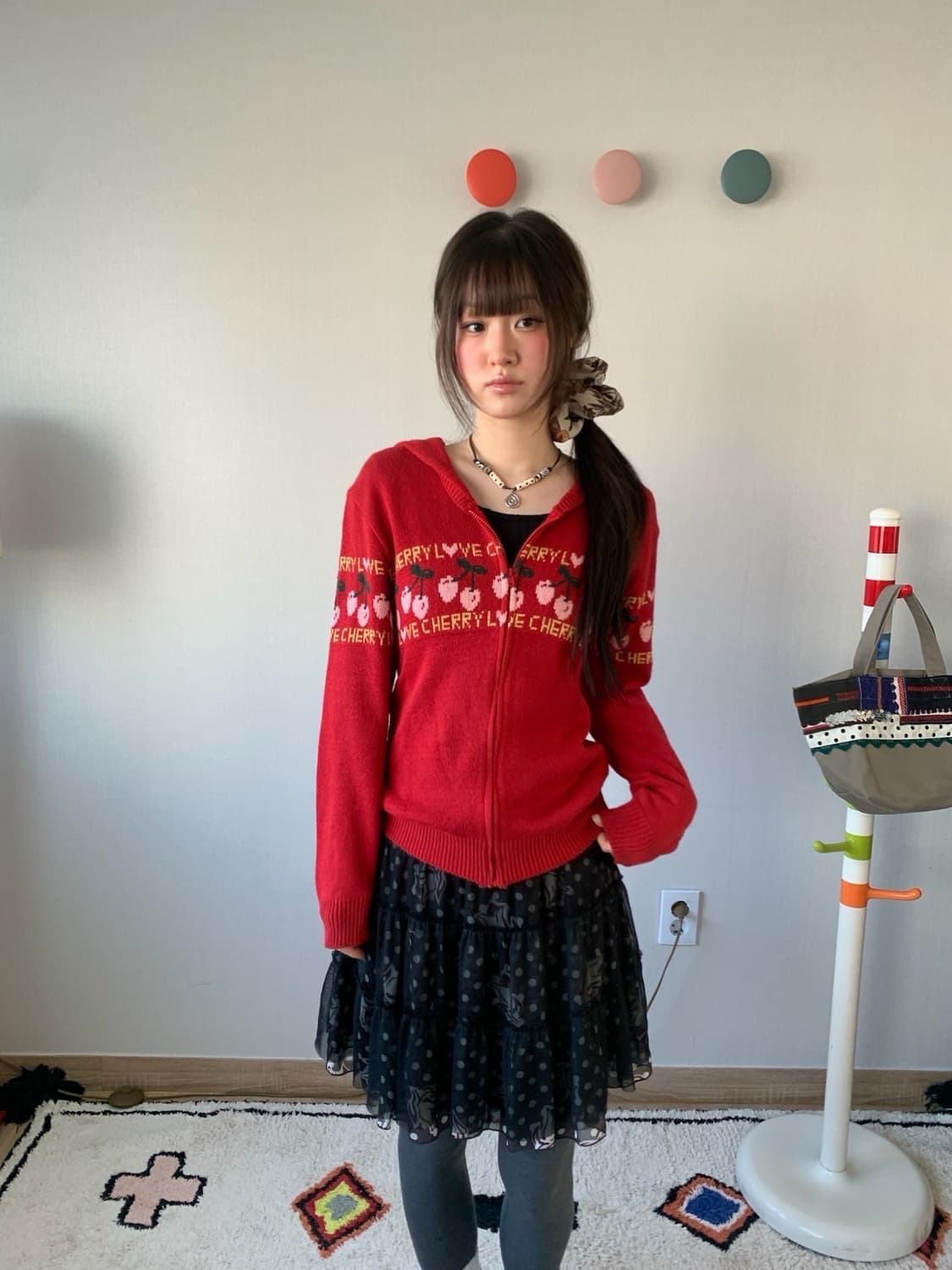 cherry .. hood zip-up 상품이미지1