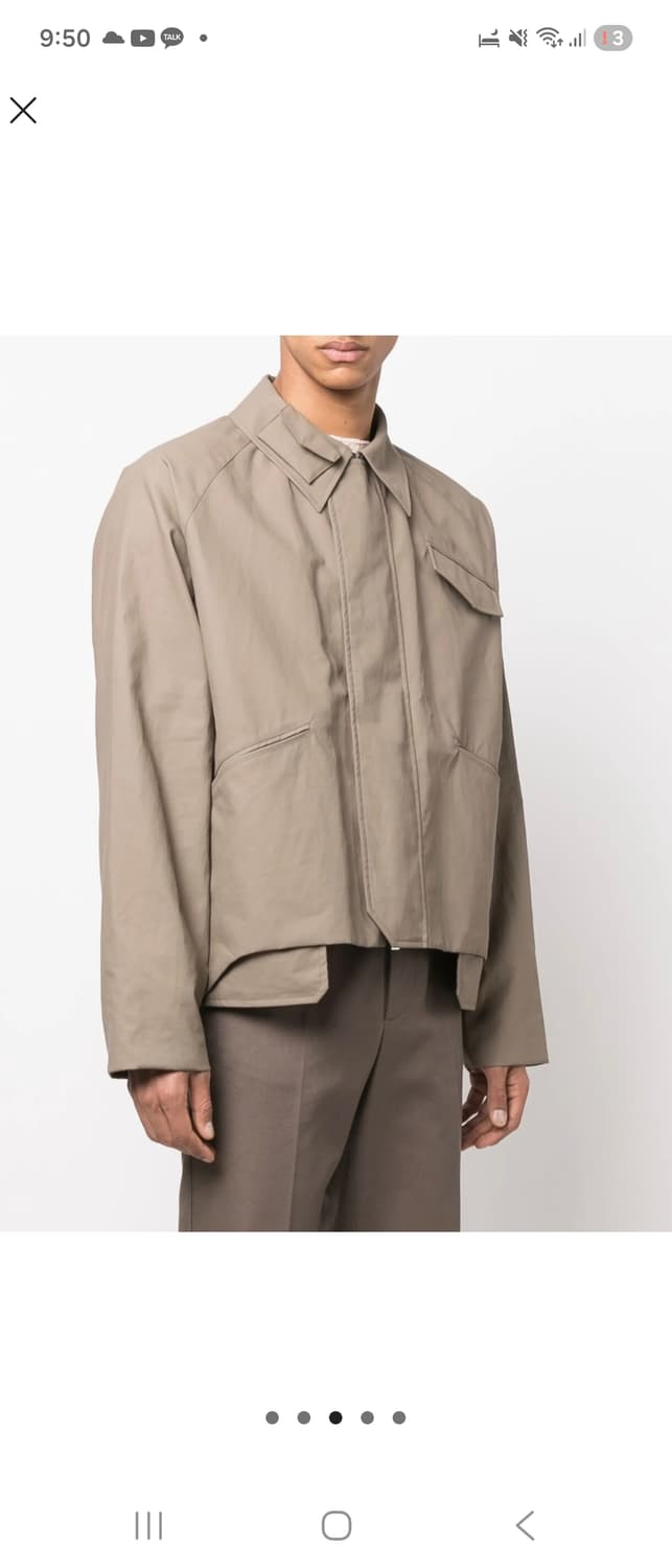 48사이즈)펜디 패브릭 크롭 자켓 상품이미지1