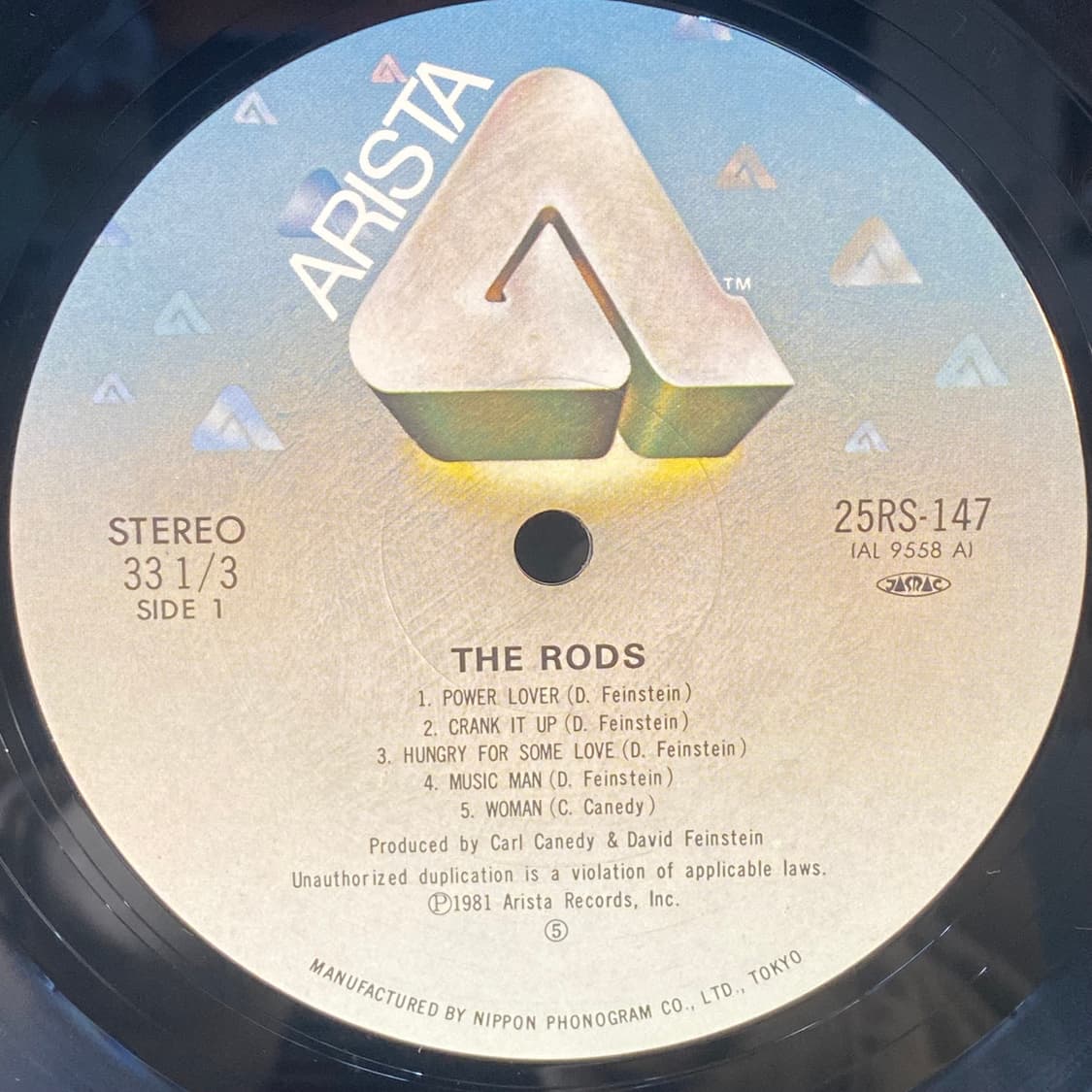 (중고LP-메탈) The Rods -The Rods 상품이미지4