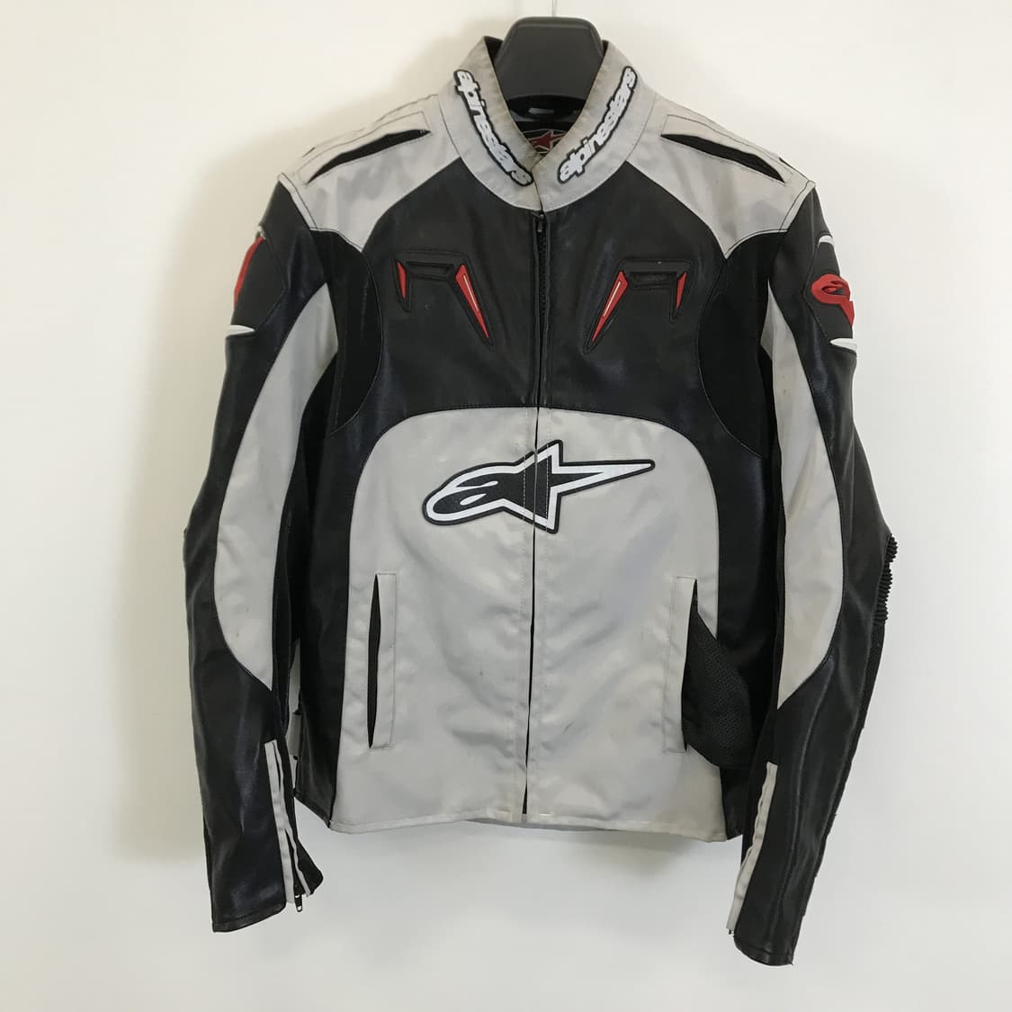 알파인스타 레더배색 바이크자켓 [M] 상품이미지1