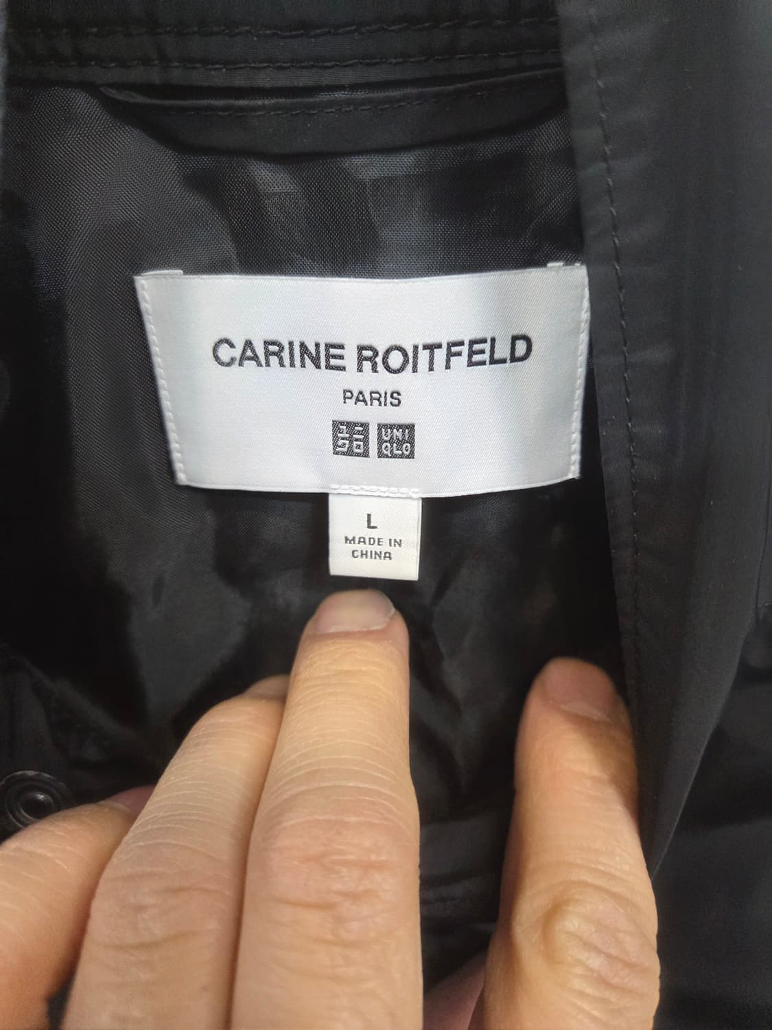 유니클로 카린로이펠드 여성 방풍 라이더자켓 m 상품이미지3