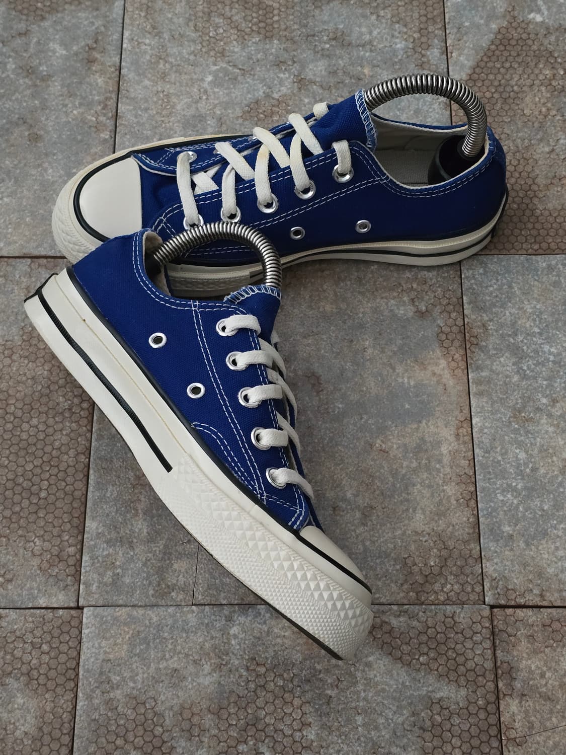 (220)컨버스 척 70 빈티지 캔버스 러쉬 블루 로우 상품이미지5