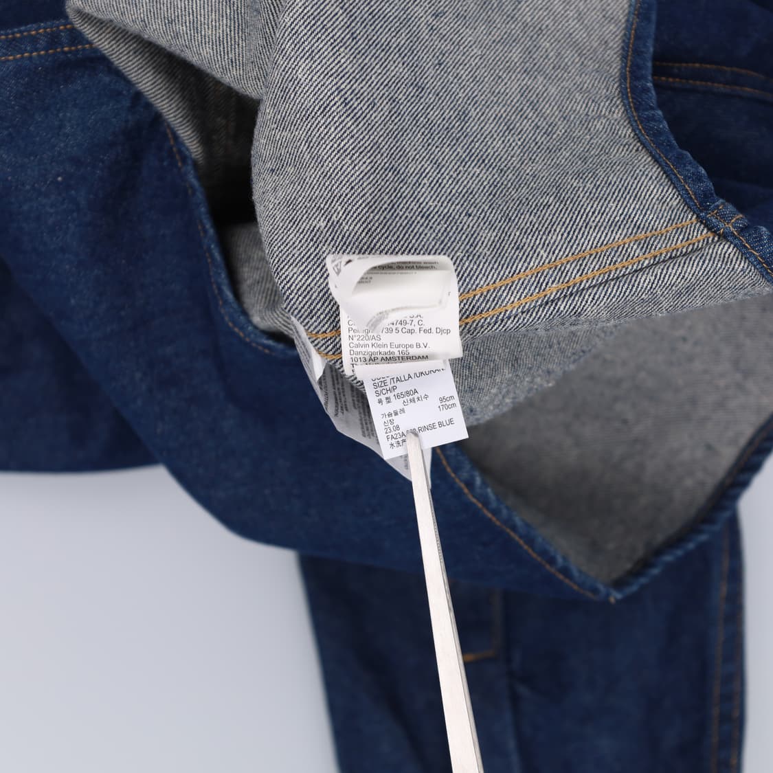 S 캘빈클라인 진 릴렉스핏 린스 데님 셔츠 자켓 4148 상품이미지9