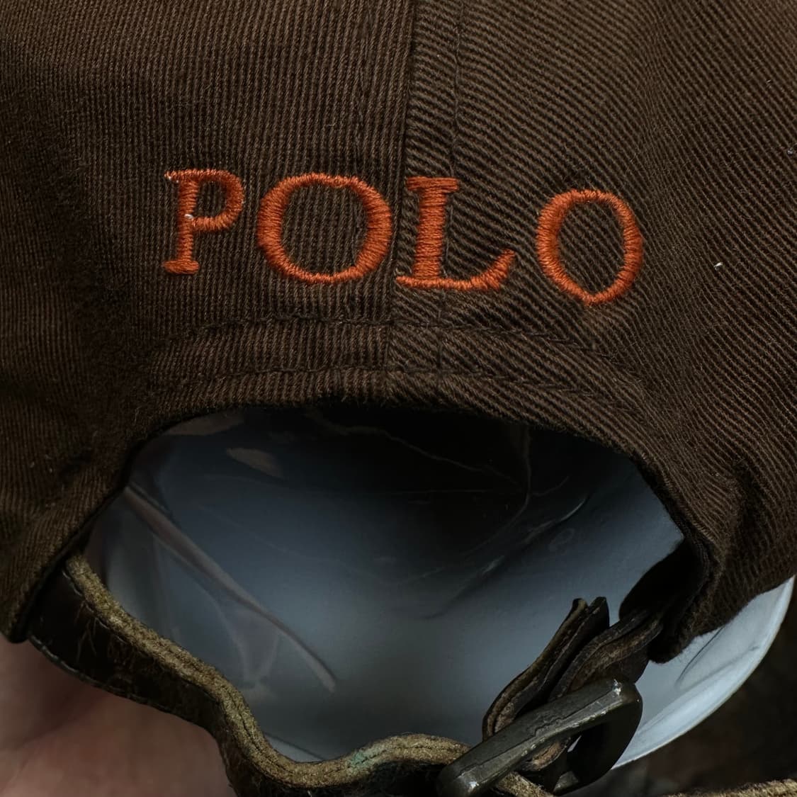 폴로 랄프로렌 빈티지 브라운 포니로고볼캡  상품이미지3