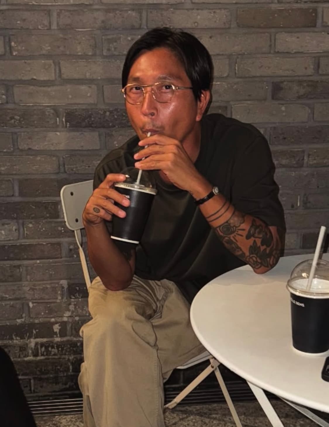 뉴저지옵티컬 빈티지 안경 (카멜사장님안경) 상품이미지1