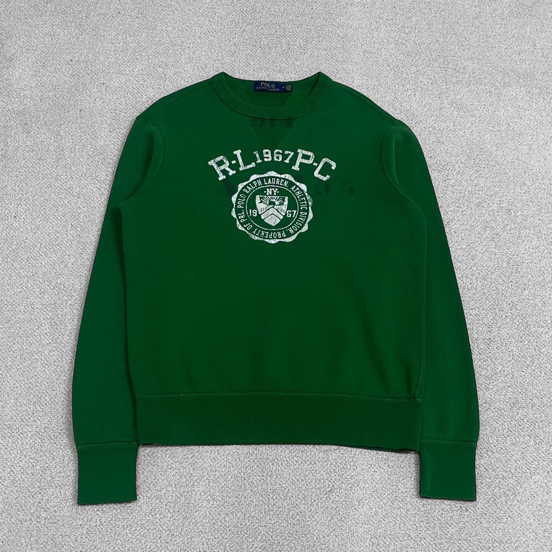 폴로 랄프로렌 그래픽 크루넥 맨투맨 그린 상품이미지1