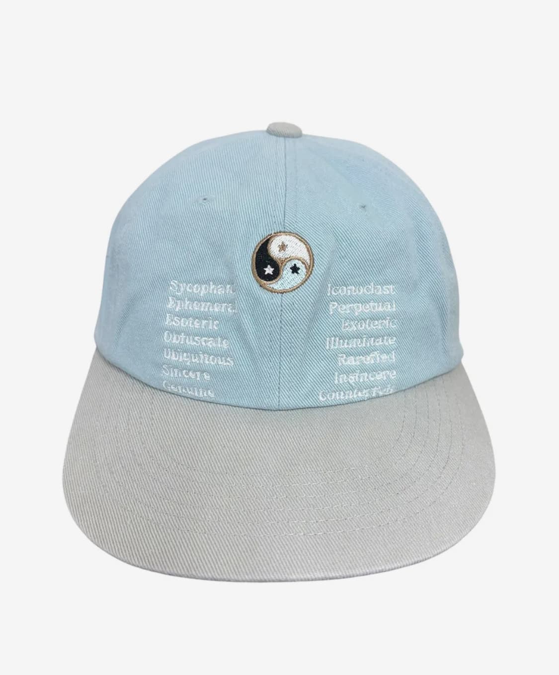 페슬 TT Yin Yang Washed Cap Sky Blue 상품이미지1