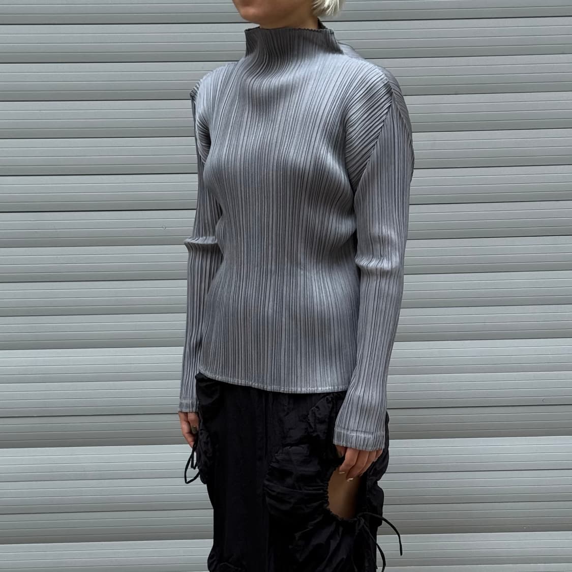 Pleats Please Gray Long Sleeve Top 상품이미지9
