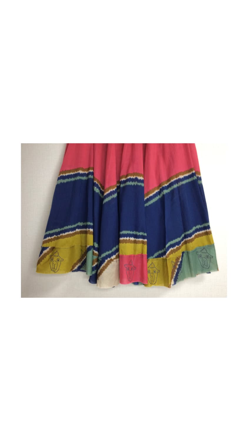 Ne-net 네넷냐 컬러풀 웨이브 밴딩 스커트 상품이미지3