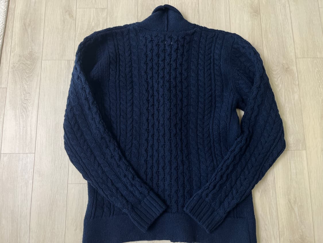 리바이스빈티지클로딩 LVC 울 숄카라 케이블니트 L사이즈 상품이미지5