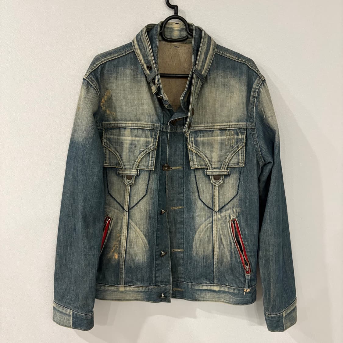 CONYCUNY 빈티지 워싱 데님 자켓 M 상품이미지1