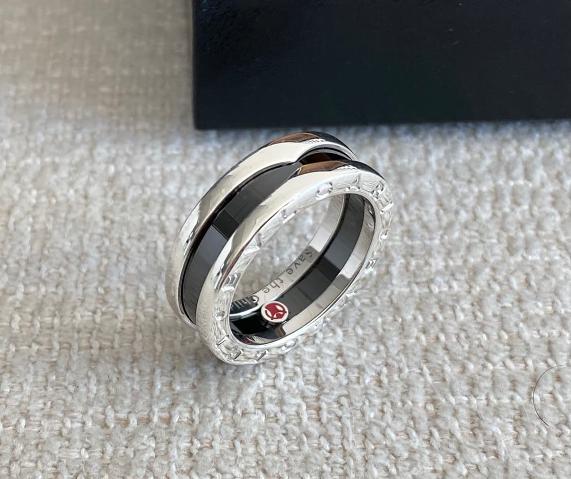 불가리 세이브더칠드런 반지 54호 스털링 실버 상품이미지3