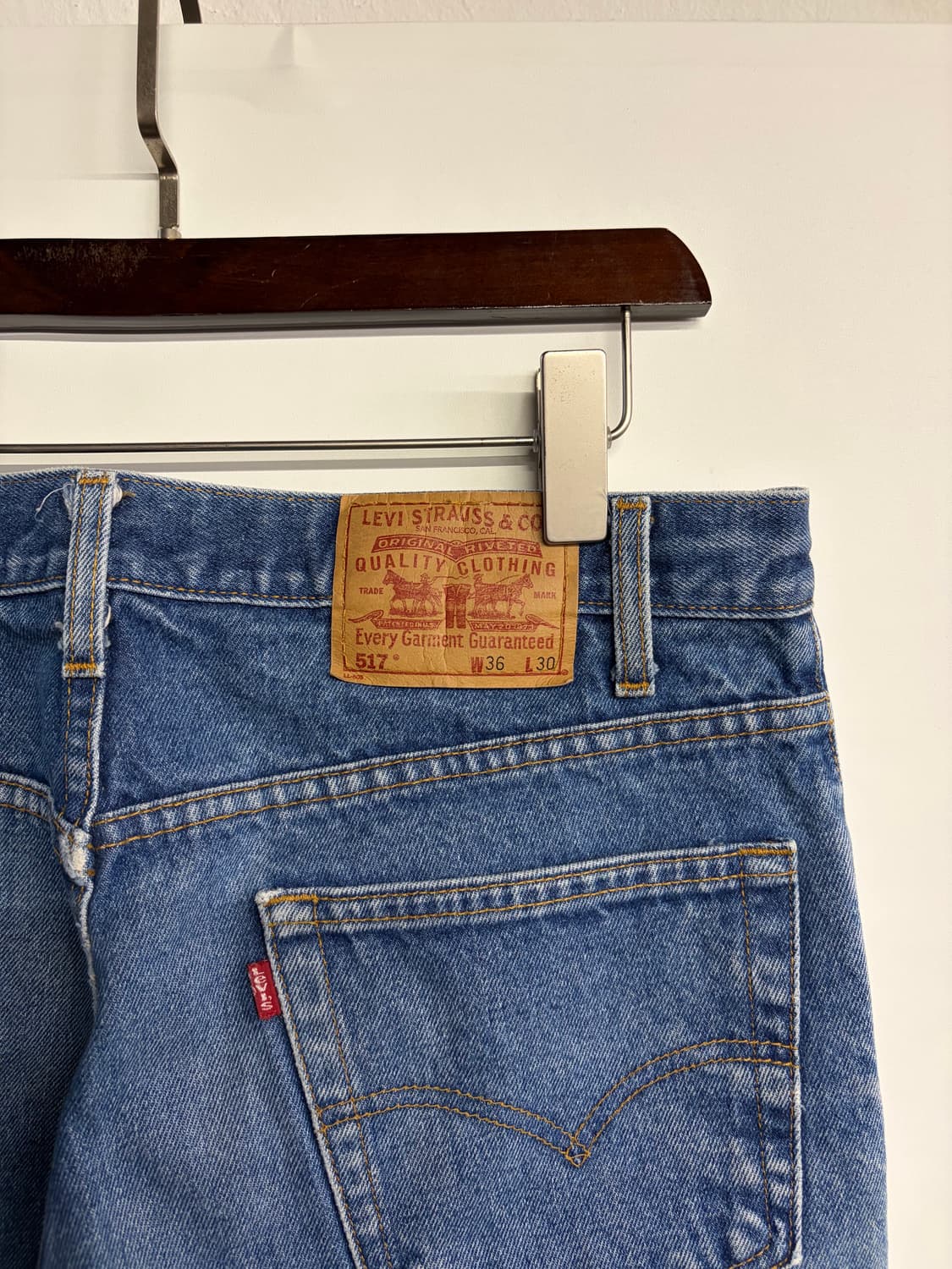 35-29“ 리바이스 517 Columbia 90s~ 상품이미지4