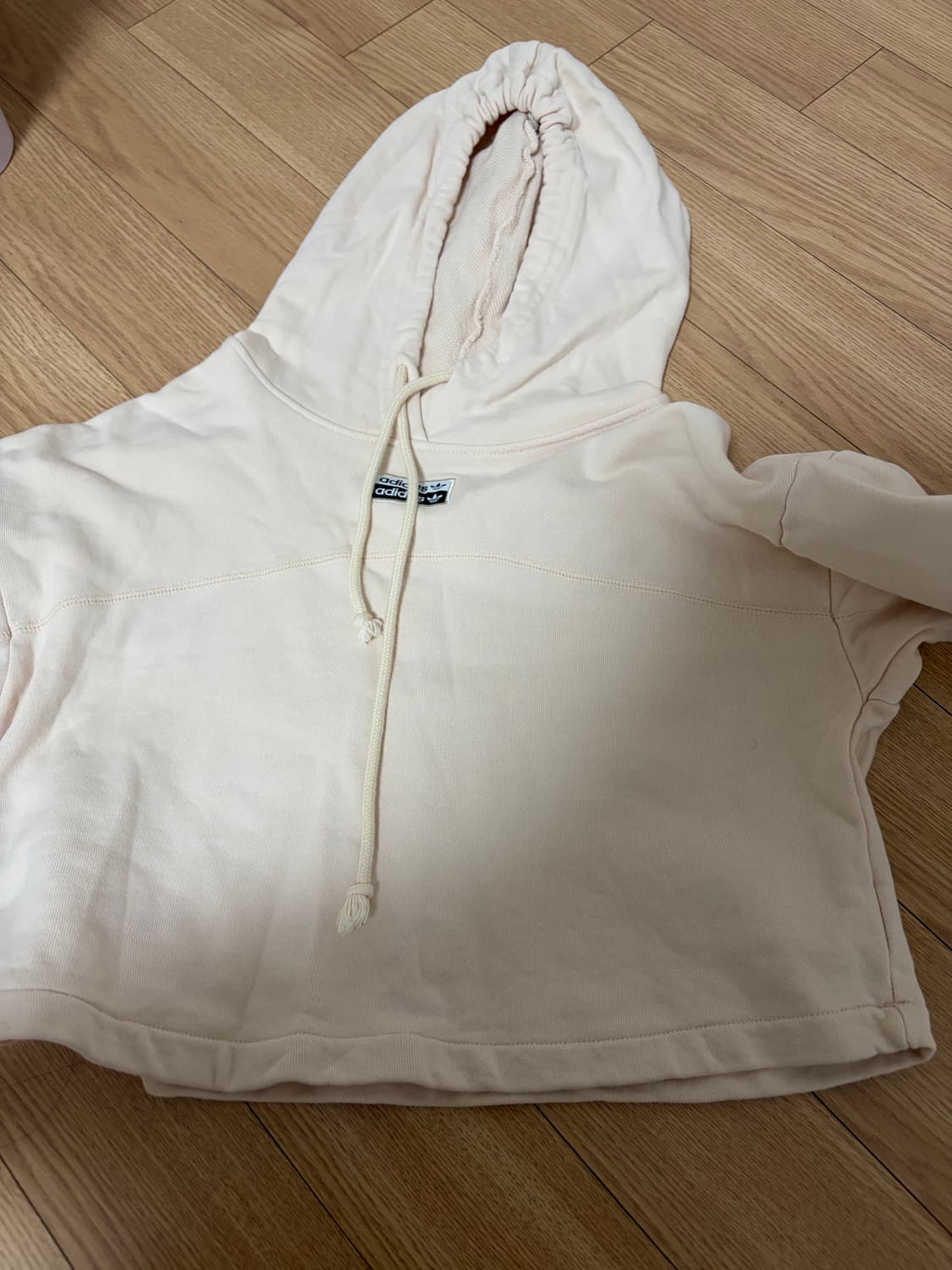 아디다스 크롭 후드 후디 상품이미지1