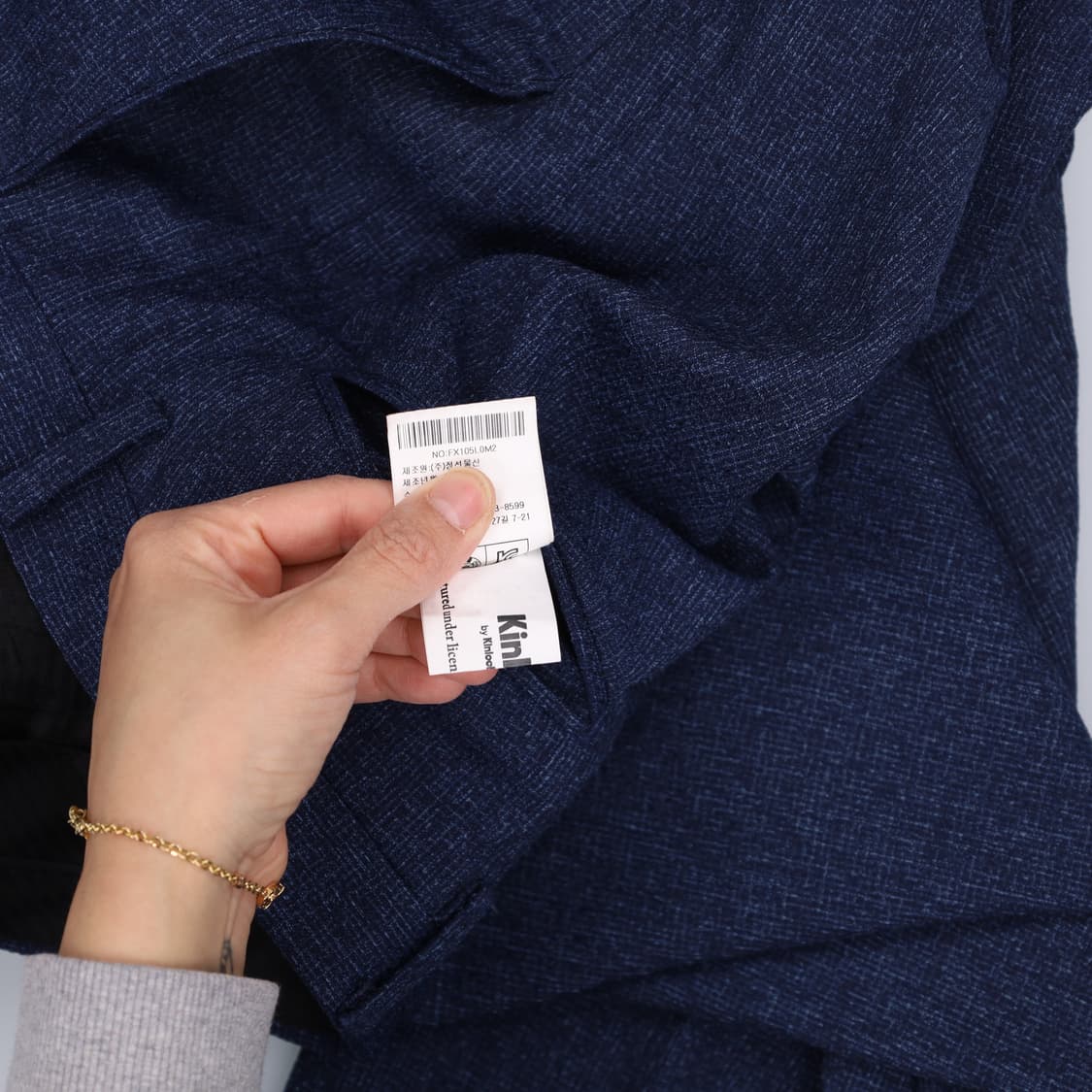 78 킨록 체크 슬랙스 (얇음) 0409H1 상품이미지5