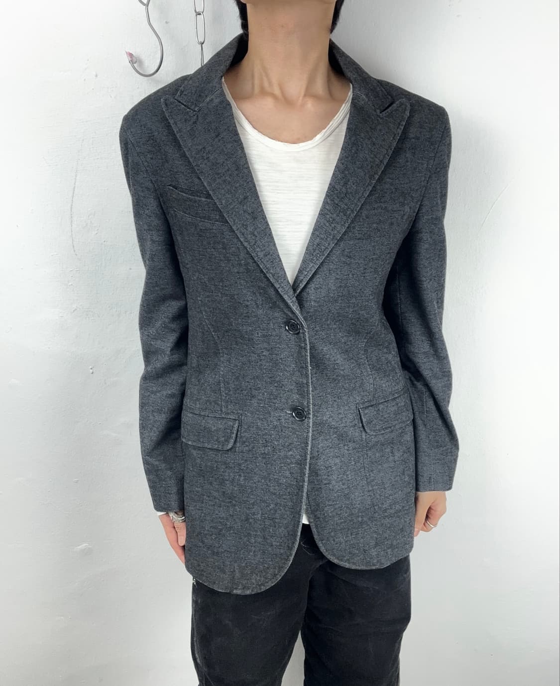 Armani Exchange Jersey Knit Tailored Bla 상품이미지1