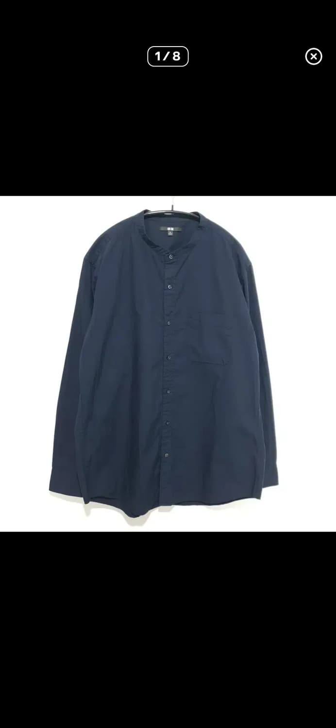 유니클로 헨리넥 셔츠 XL_M1337 상품이미지1