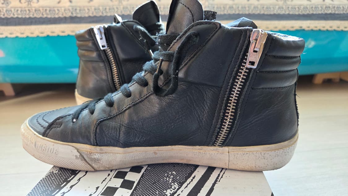 골든구스 슬라이드 드스트레스드 스터드 하이탑 38 상품이미지6