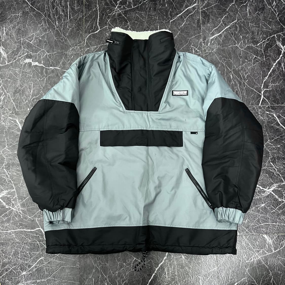 디스이즈네버댓 오버사이즈 배색 아노락 후드 자켓 상품이미지3