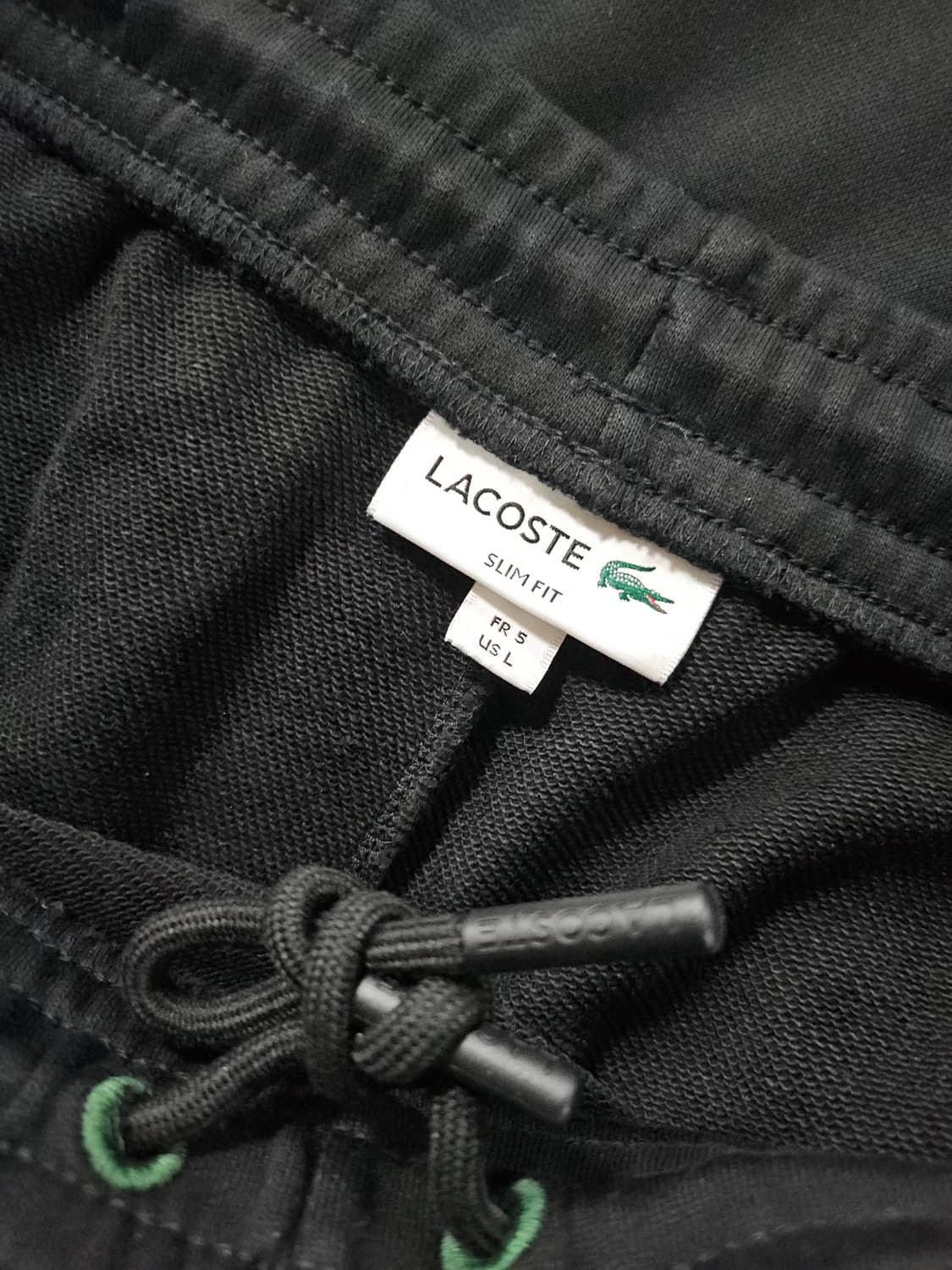라코스테 조거 팬츠 블랙  L 상품이미지3