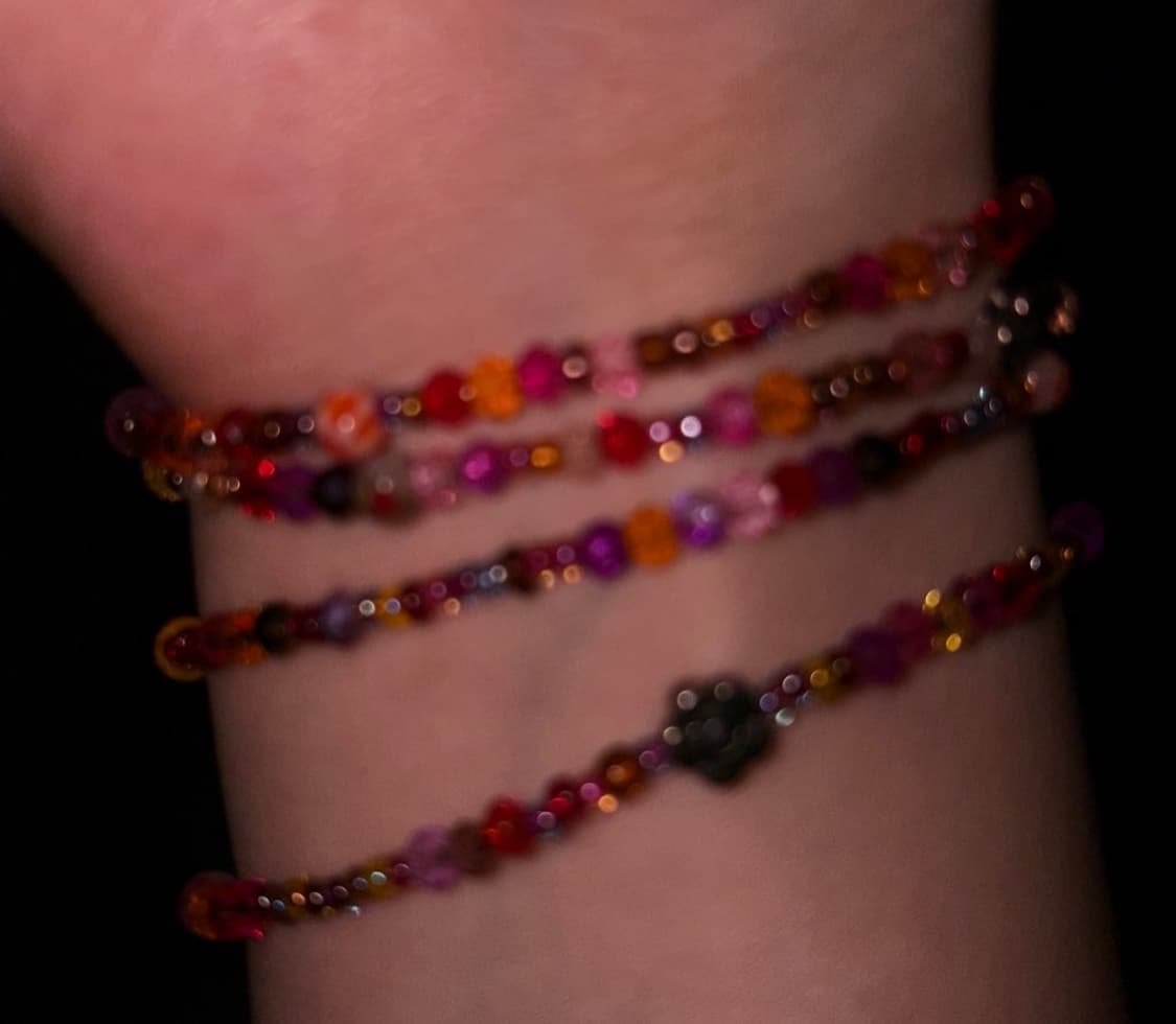 sugar ꙳✿ ᩚ 핸드메이드 비즈 팔찌 목걸이 상품이미지1