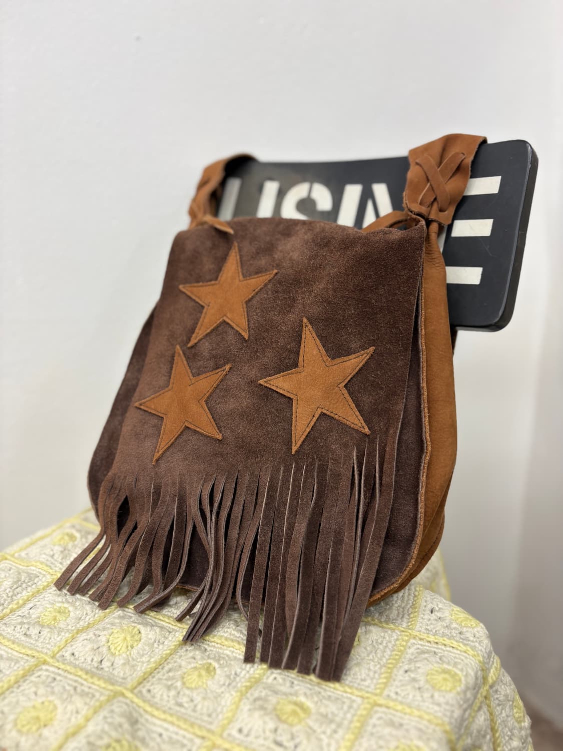 suede star cross bag 웨스턴무드 빈티지 크로스 백 JPN 상품이미지7