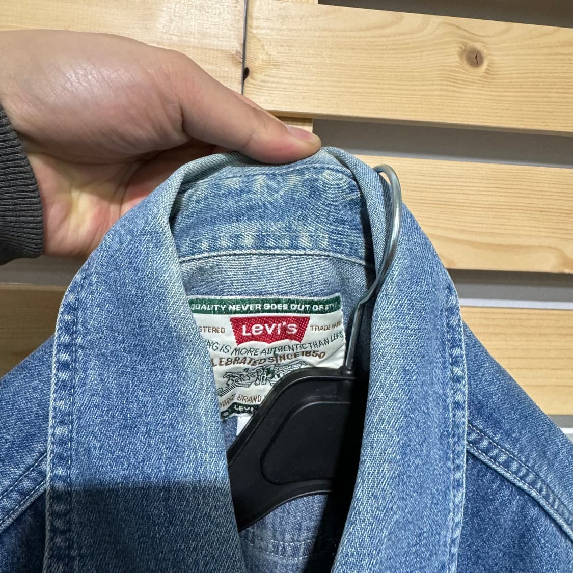 리바이스 웨스턴 데님셔츠 상품이미지6