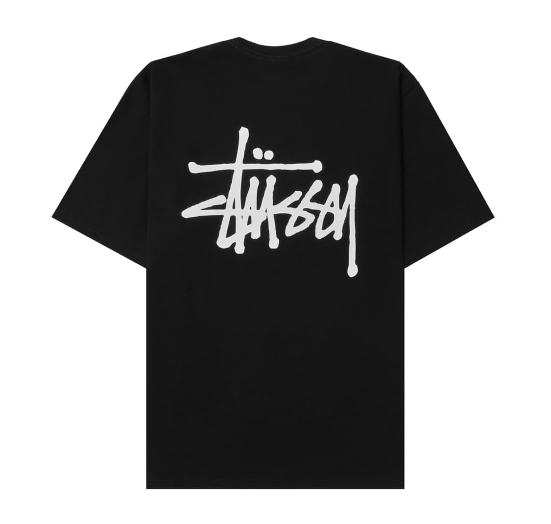 스투시 베이직 반팔 블랙 2024 2025 새상품 상품이미지1