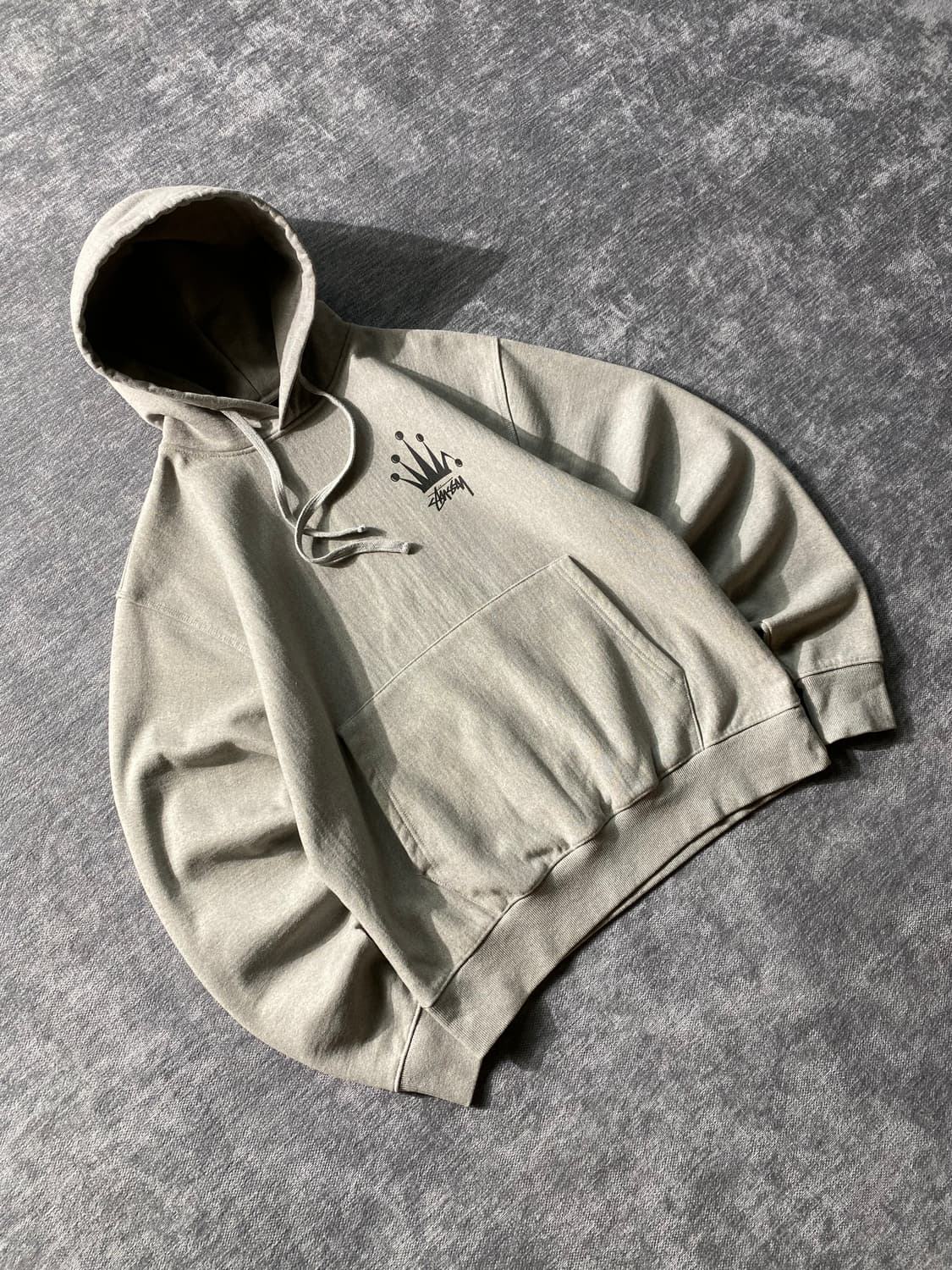 [M] Stussy 스투시 헤비웨이트 크라운 로고 후디 상품이미지6