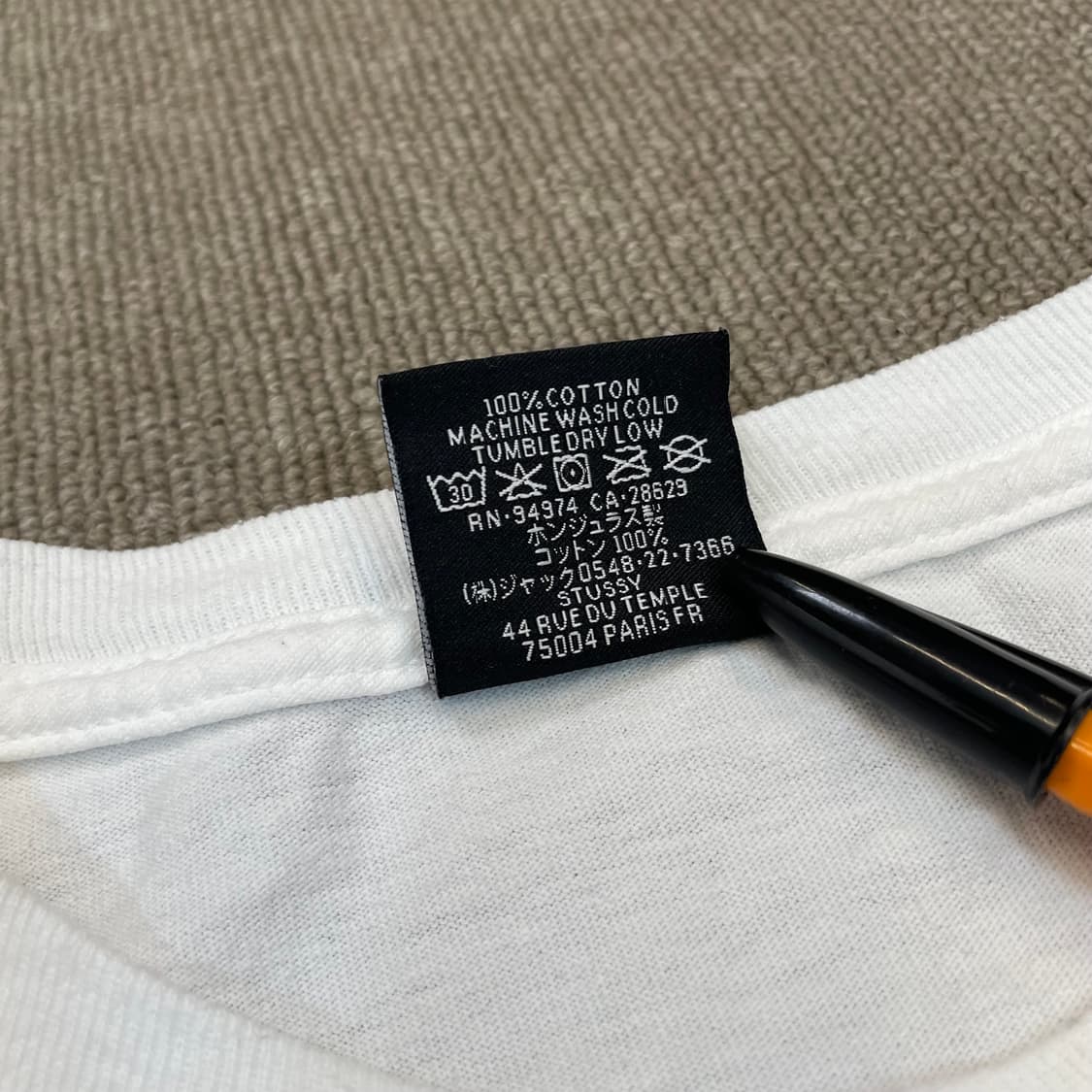 stussy 스투시 팝시클 티셔츠 m 상품이미지5