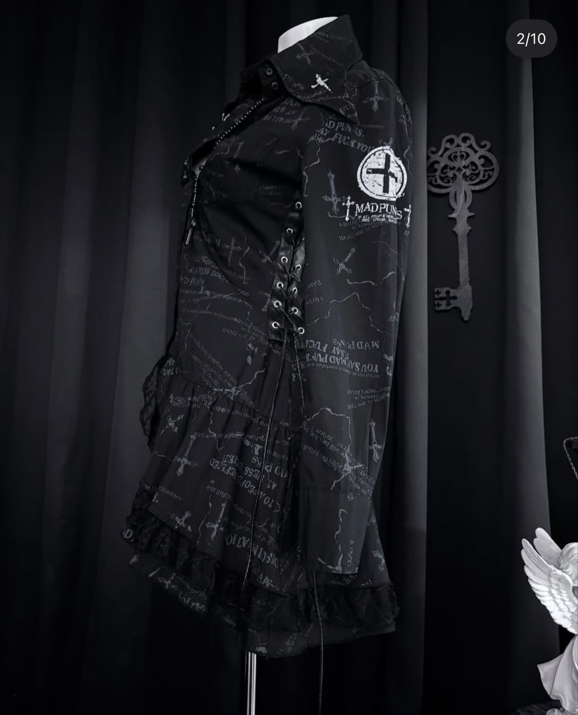 Madpunks 매드펑크 십자가 고스 펑크 원피스 상품이미지6