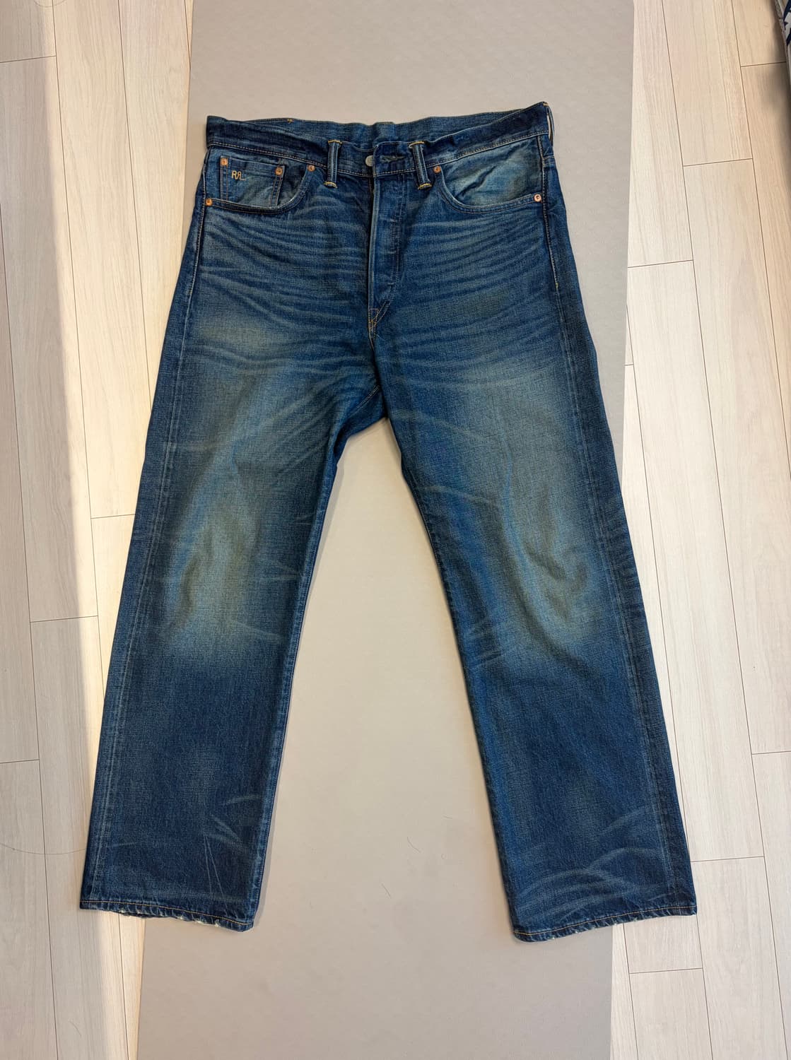 RRL 더블알엘 빈파포 그랜드폴스 데님팬츠 34/32 입니다 상품이미지1