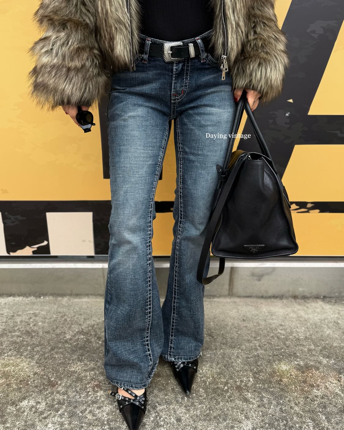 프라다 글라쎄 카프 스킨 2way백 상품이미지3