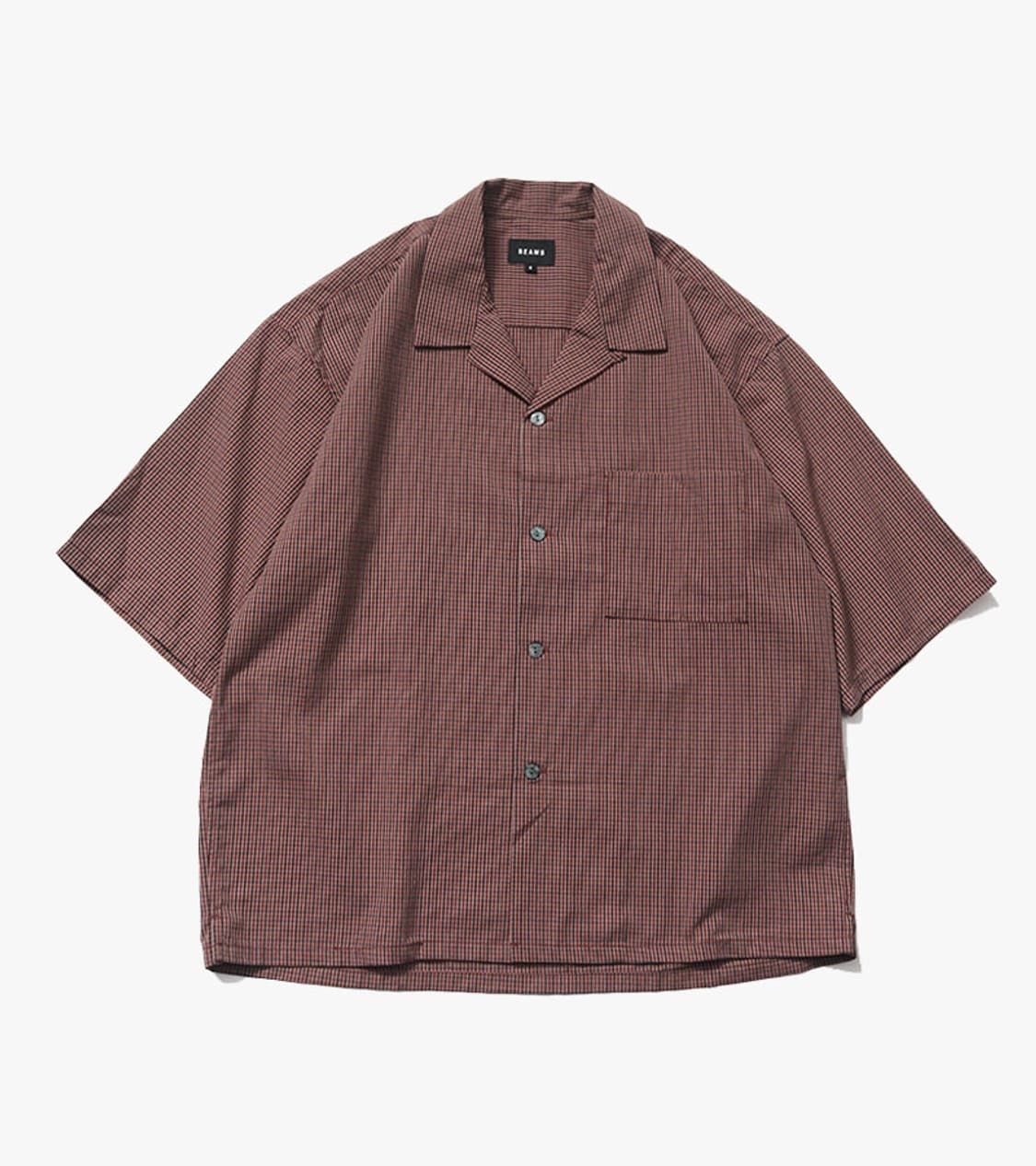 BEAMS - LOOSE FIT CHECK SHIRT 상품이미지1