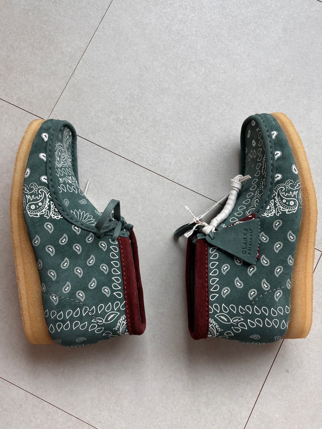 Wallabee Boot – Green Paisley UK8.5 상품이미지5