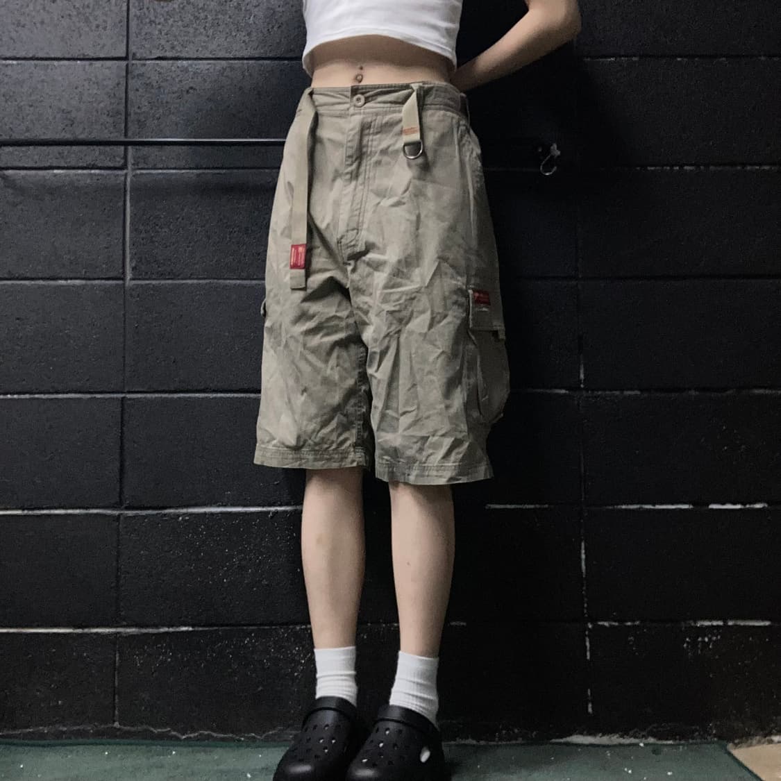 빈티지 카고 버뮤다 팬츠 상품이미지1