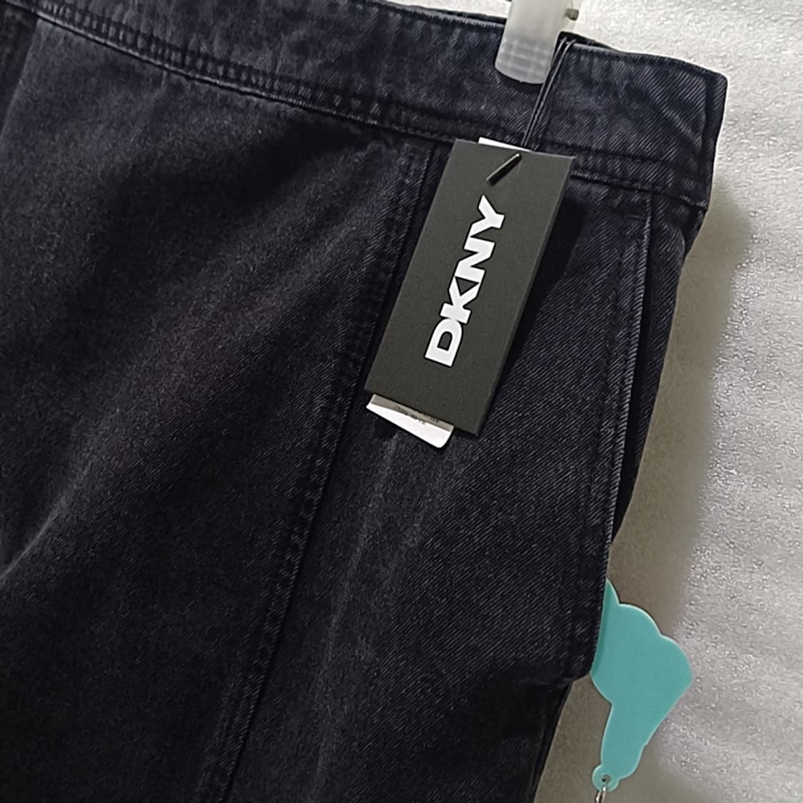 한섬 DKNY H라인 블랙 데님 밴딩 롱 스커트 L 깊은트임 사랑봉봉 상품이미지5