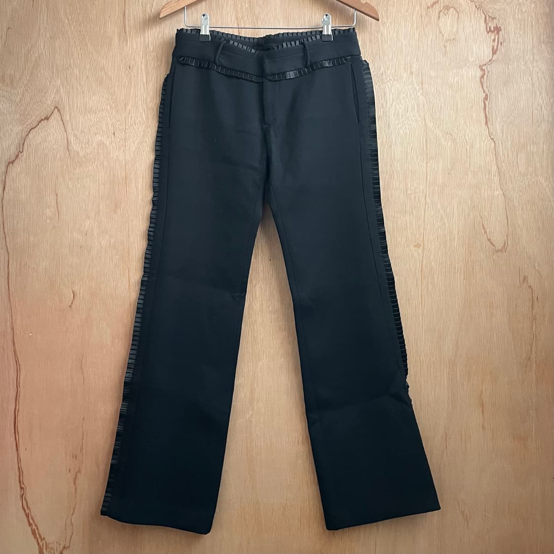 미하라야스히로 프릴 울 팬츠 상품이미지2