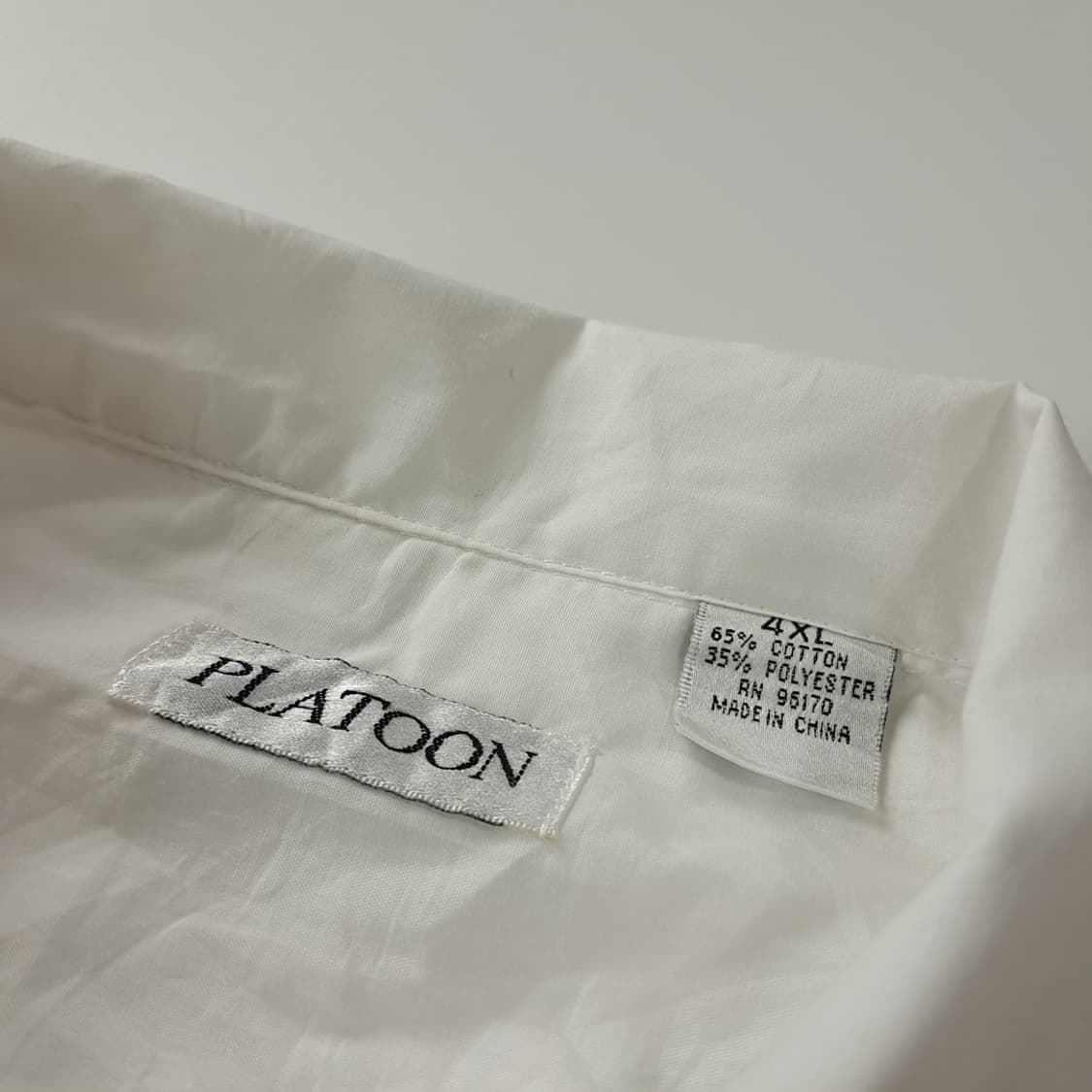 CK399 4XL 플래툰 00s 화이트 4포켓 과야베라 반팔 셔츠 남방 상품이미지3