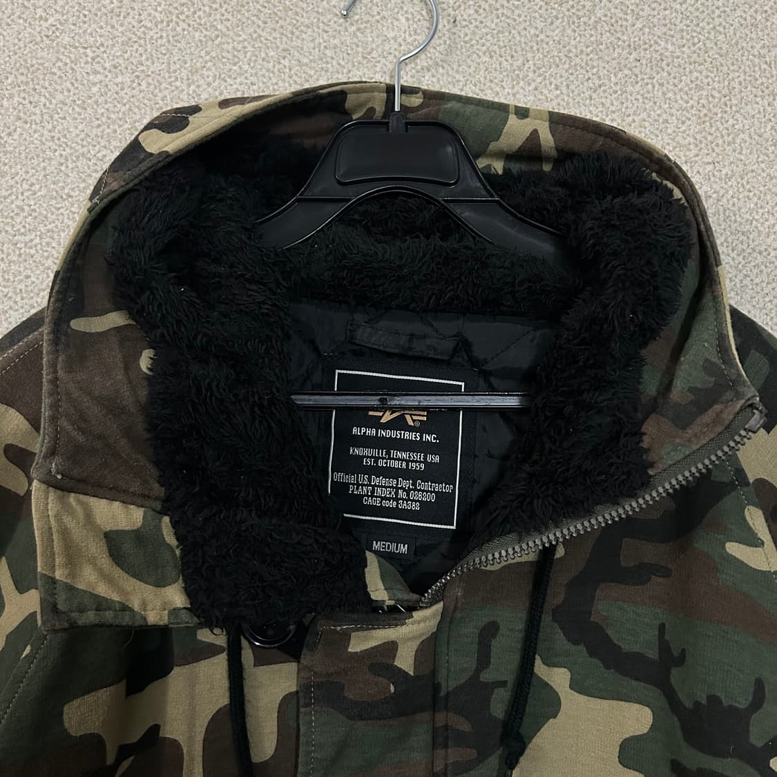 (M) 알파인더스트리 카모 점퍼  상품이미지5